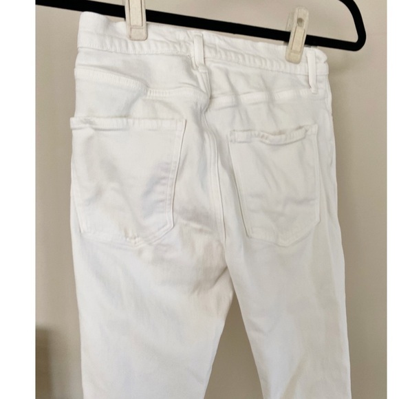 Agolde Toni Mid-Rise Straight Leg Jean in White Size 27 - Picture 10 of 14